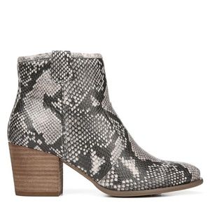 Carlos Santana Snakeskin Booties